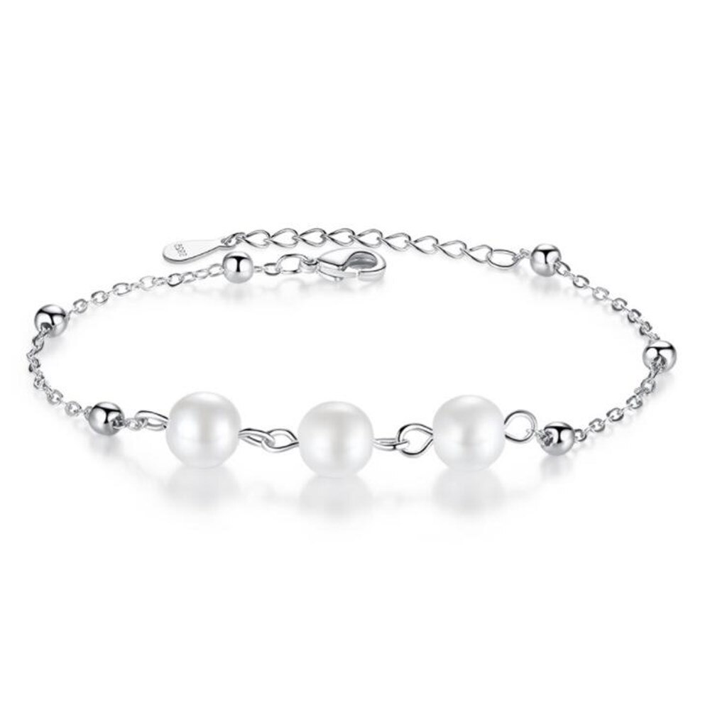 NEHZY 925 Sterling silber schmuck Armbinde retro frau perle runde DIY Armbinde länge 21CM