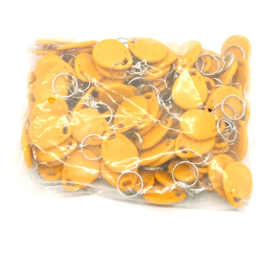 50pcs 125KHz RFID Tags EM ID keyfobs RFID Tag Key Ring Card Proximity Token Badge