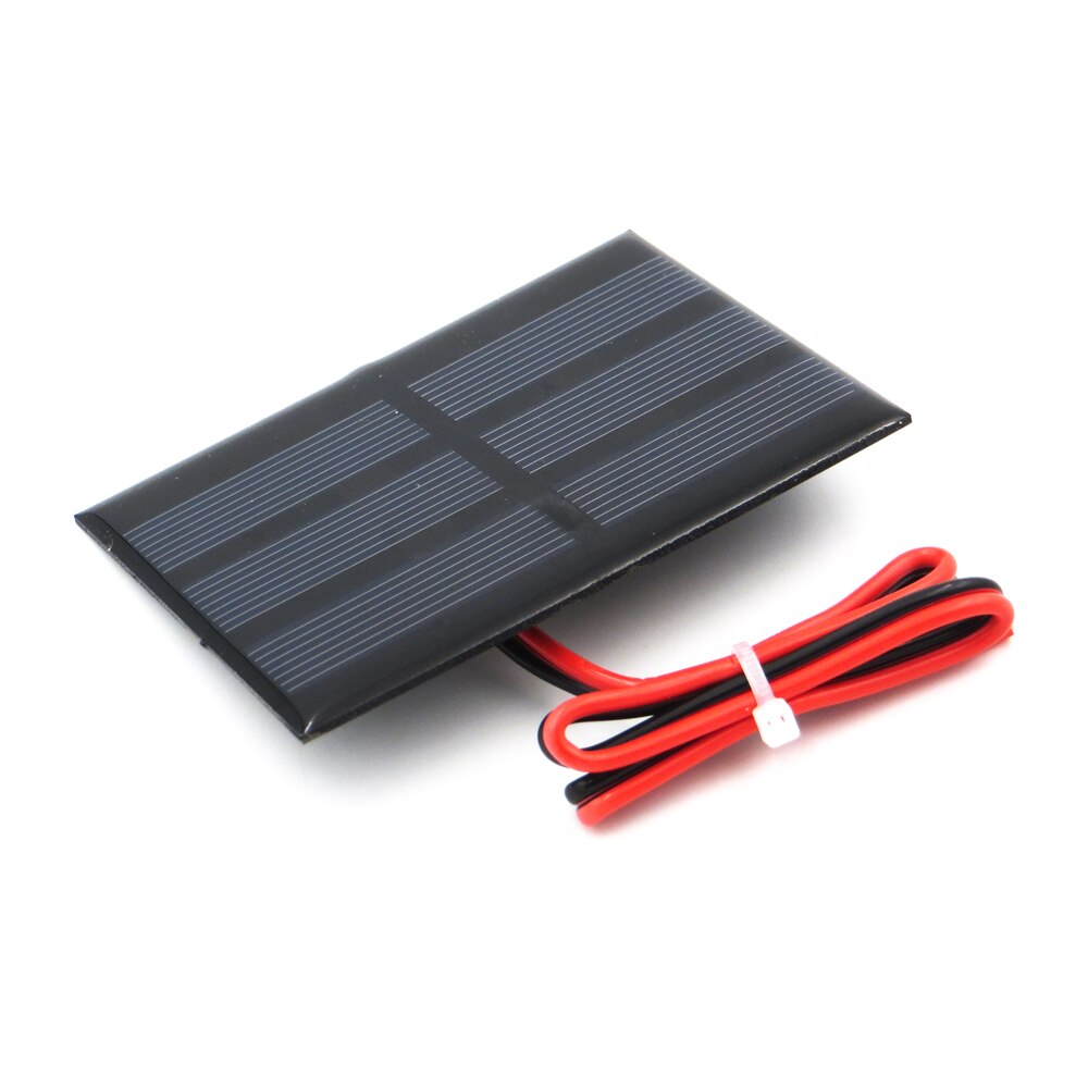 0.65w 1.5v solcellepanel solenergi mobiltelefon lader panel hjemme diy modul solceller med ledning kabel 30cm bærbare