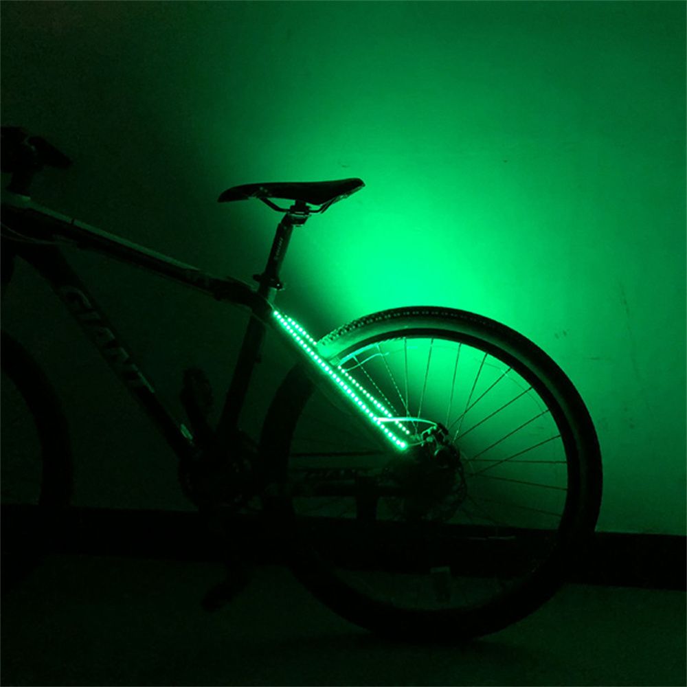 Tira de luces LED para bicicleta, accesorio decorativo de seguridad para monopatín, bicicleta de montaña y carretera