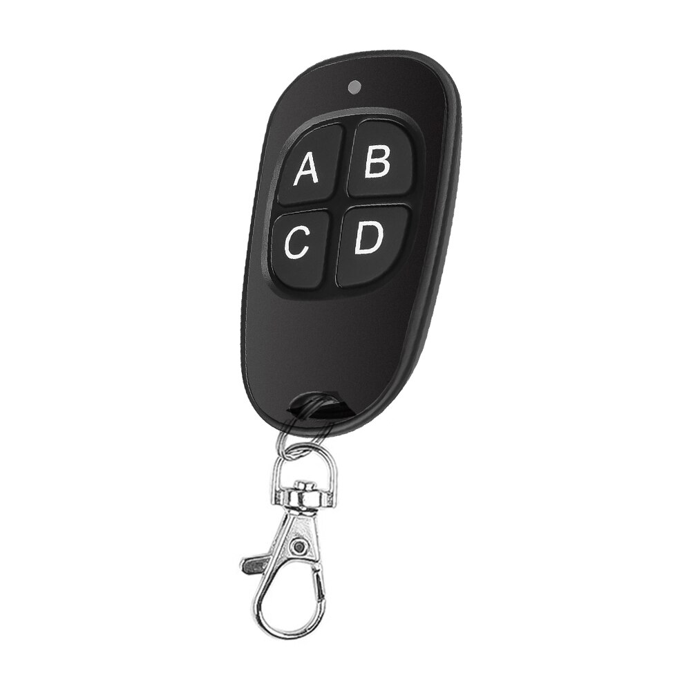 433.92 Mhz Duplicator Copy Code Remote Control Wireless Door Duplicate Key Fob 433MHZ Cloning Gate Garage: Black