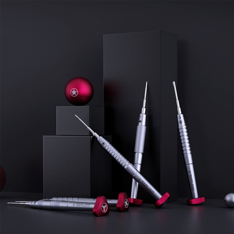 QIANLI-destornillador 2D desmontar teléfono móvil, herramienta de apertura de tornillo para iPhone y Android, resistencia al deslizamiento de precisión