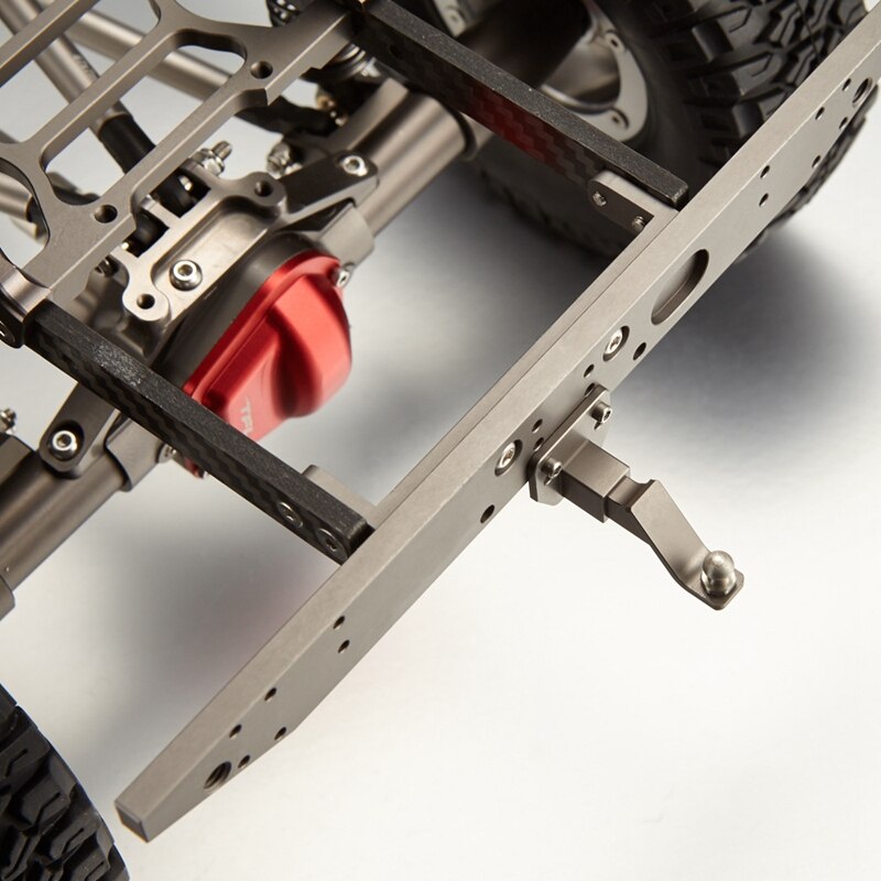 1 set cnc metall dragkrok fäste för 1/10 rc rock crawler bilar  d90 bakre stötfångare