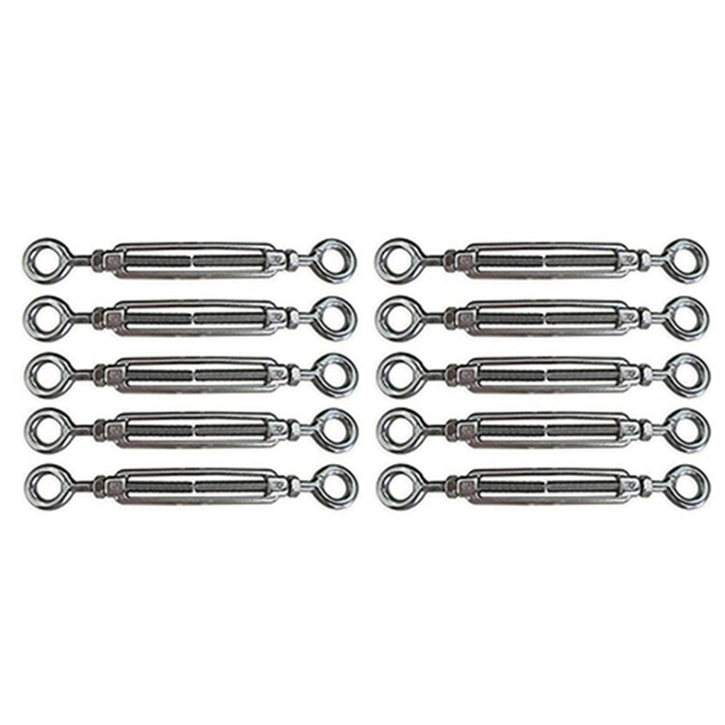 20 Pack Heavy Duty Rvs Kabel Reling Kits Voor Hout Berichten, diy Balustrade Kit Met Kaak Swage Vork Turnbuckle Ck01