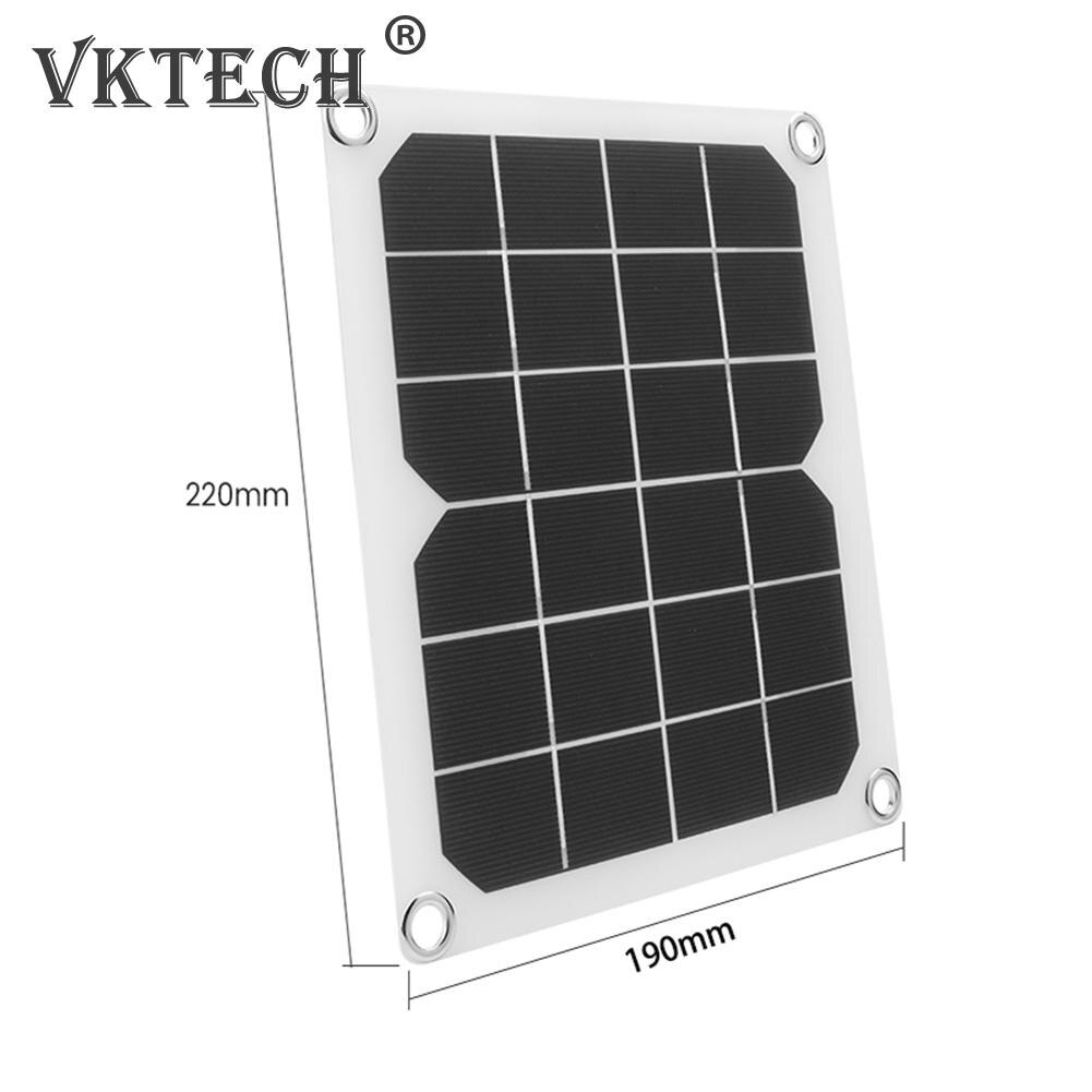 Mobile Phone Solar Panel Power Bank with Suckers Portable Photovoltaic Charging for Household Outdoor Solar Power Decor