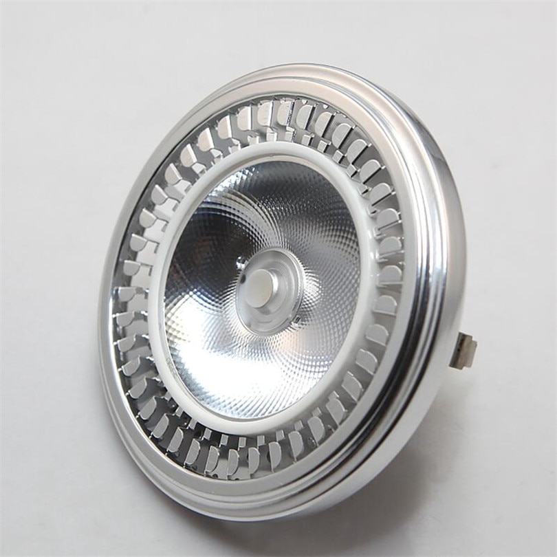 Foco LED regulable de alta potencia, 10W, 15W, bombilla LED COB, luz empotrable AR111 QR111 G53 12V 110V 220V, iluminación interior