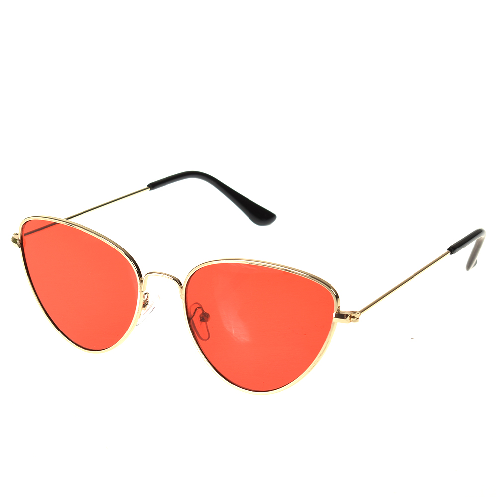 1 x aurinkolasia trendi cat eye metalli aurinkolasit retro lasit miehille ja naisille silmälasit ja asusteet juhlatarvikkeet