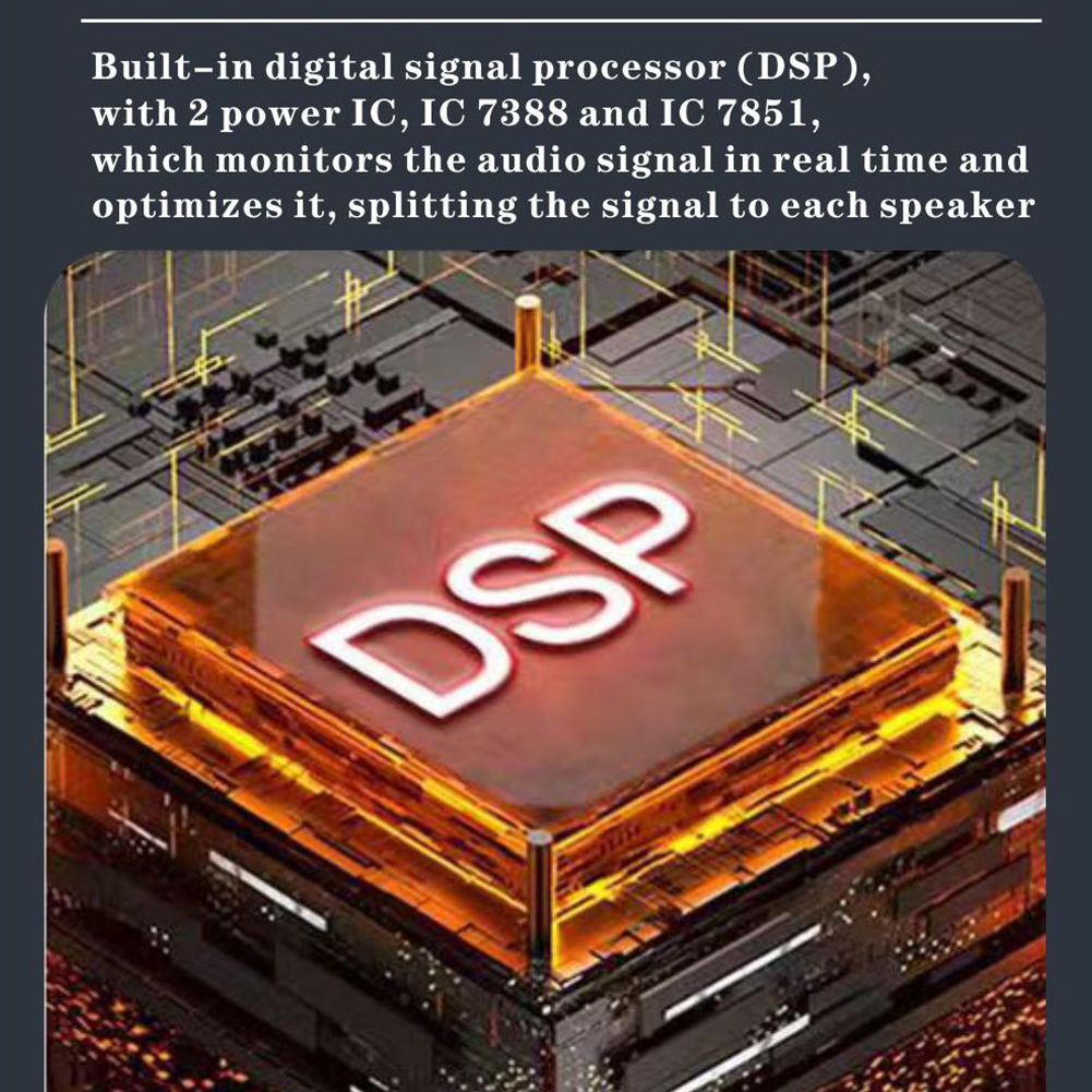 Ljud digital ljudprocessor stöd appkontroll dsp bil equalizer navigering ljudförbättringseffekt biltillbehör