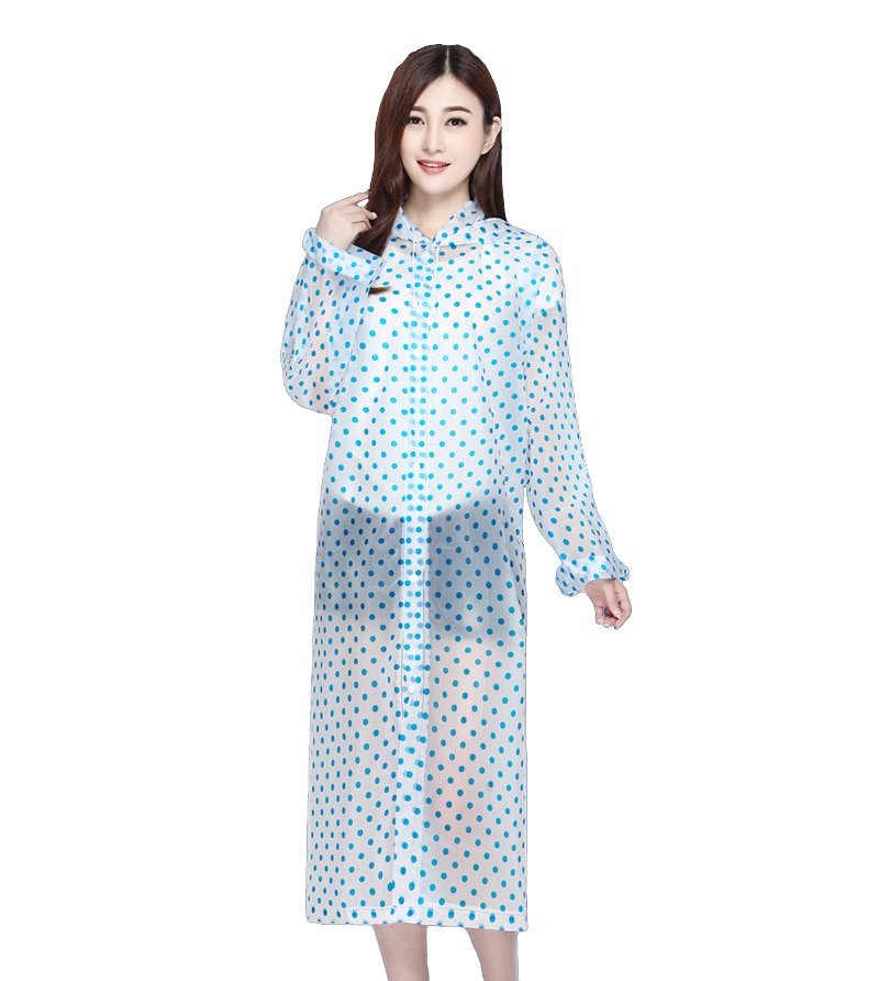 Portable Outdoor Transparent Raincoat Women Men Rain Coat Waterproof Disposable Hooded Ponchos Plastic Rain Cover