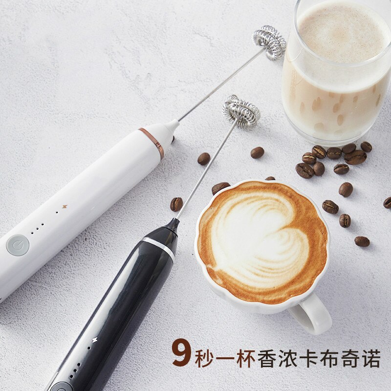 Twin Electric Milk Bubble Machine Household Mini Foam Beater