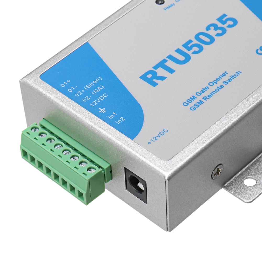 Rtu 5035 gsm Port-åpner relébryter ringe fjernkontroll telefon risting kontroll døråpner til hjemme sikre systemer