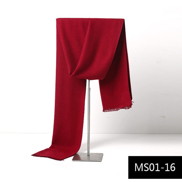 Foulards décontracté gland hiver hommes écharpe en cachemire foulard en cachemire foulards hommes Streetwear: style4