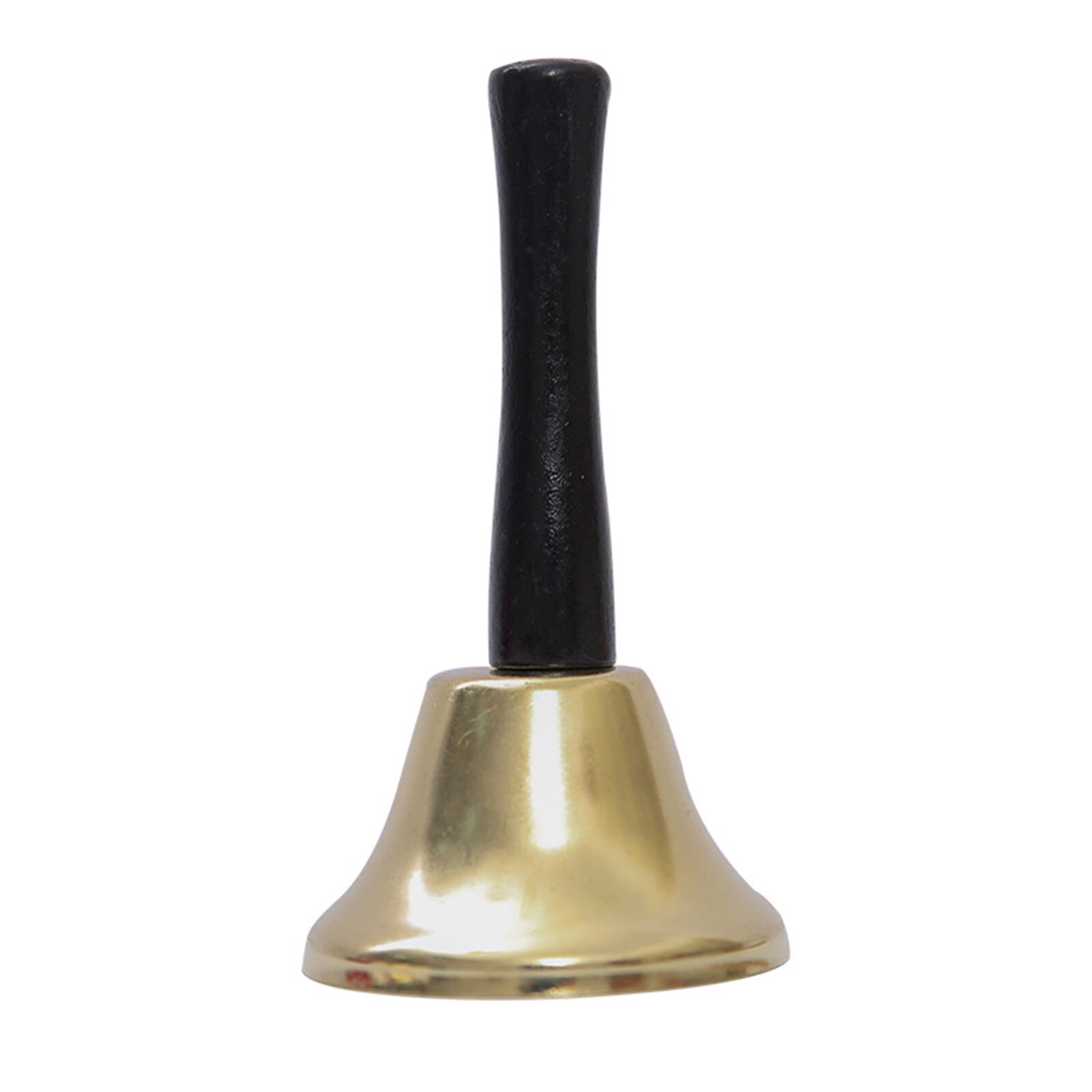 Kerstman Rammelaar Metalen Kerst Hand Bell Voor Bruiloft Evenementen Kerstversiering L5: Gold