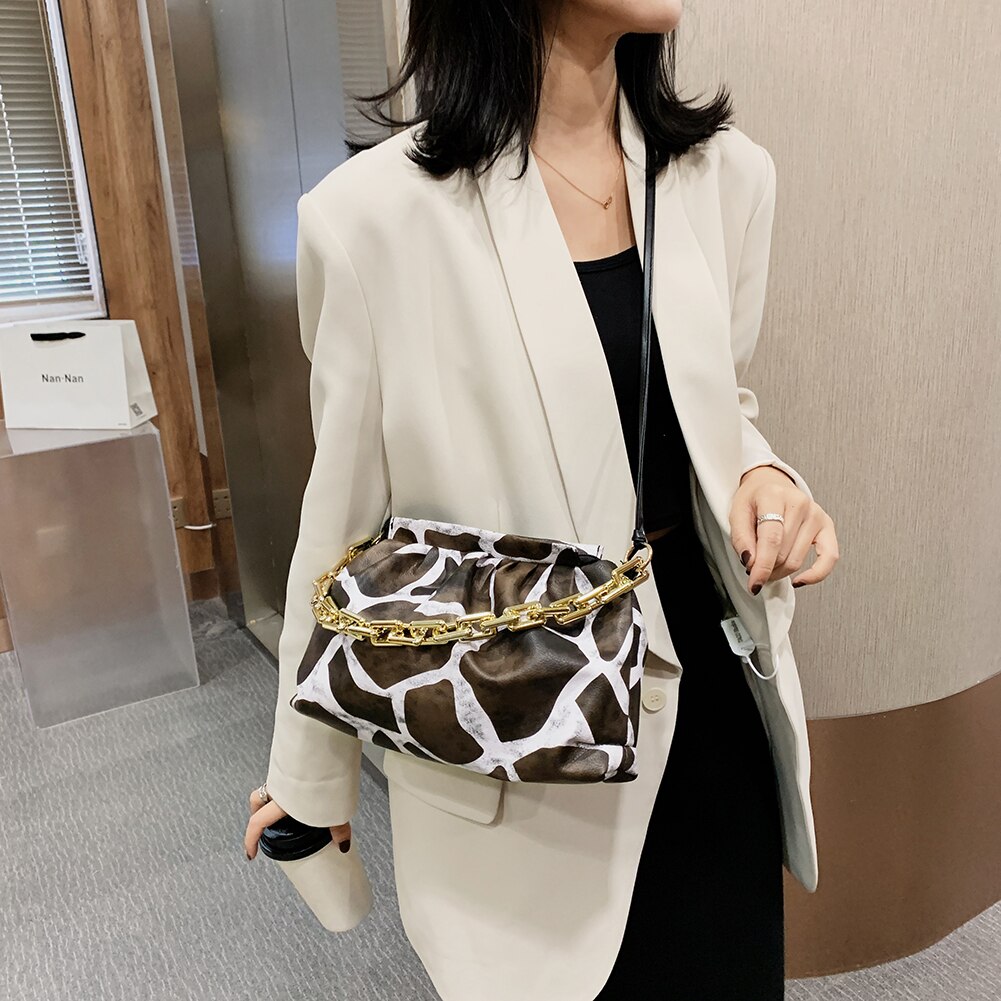 lässig Frauen Handtaschen Frauen Taschen Modische Schulter Bote Taschen Kuh aufbringen Damen Frauen