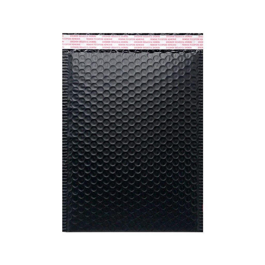 25Pcs Bubble Mailer Padded Envelope Self seal mailing bag Envelope With Bubble Mailing Bag Black Acrylic Bubble bag: 15x20cm