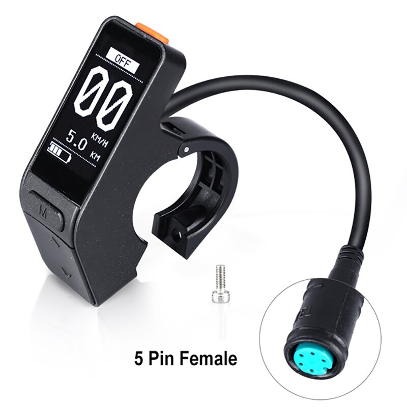 Electric Bicycle Display Screen SW102 LCD Mini Waterproof Speed Controller for Bafang Bbs01 Bbs02 Bbshd Mid Motor