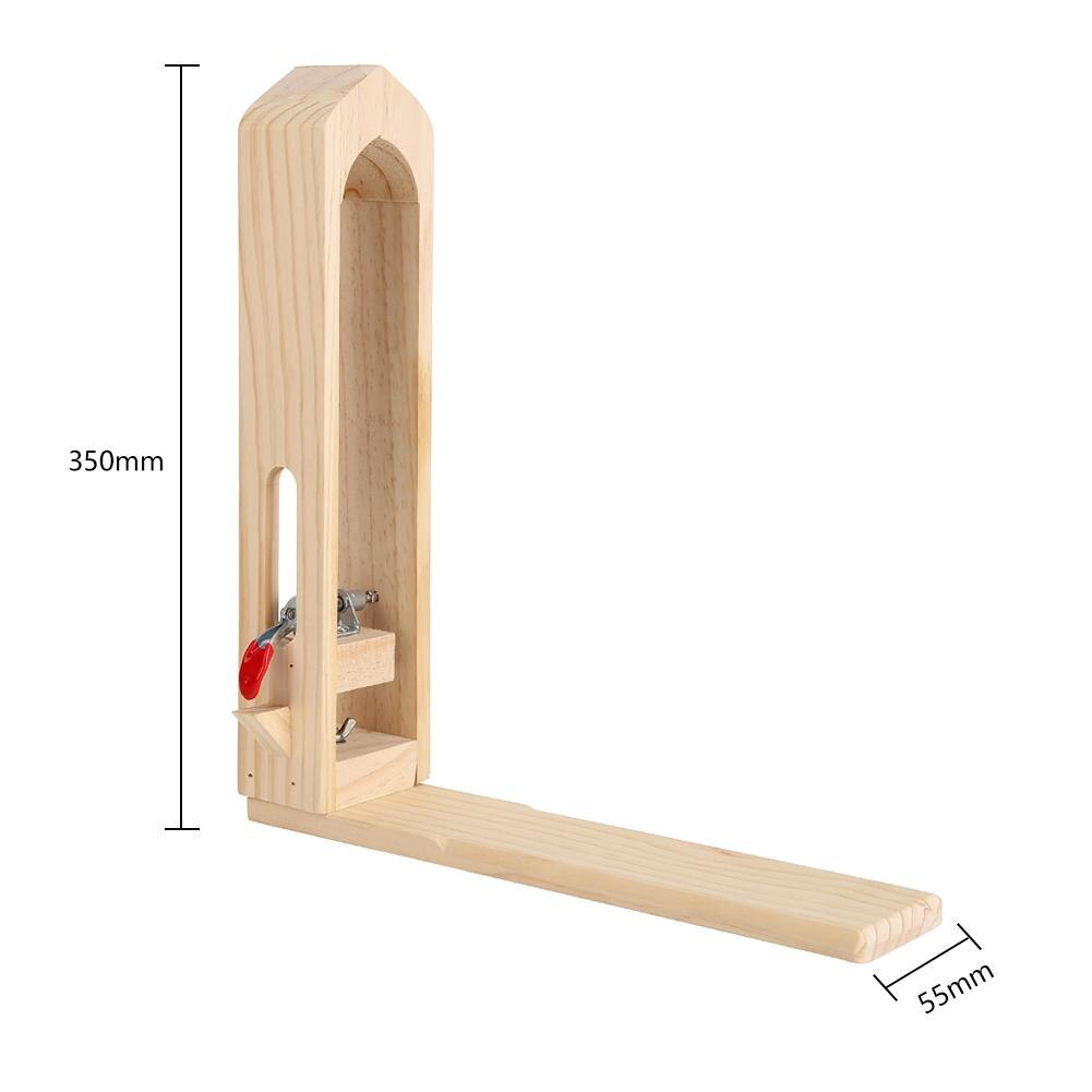 DIY Improved Sewing Wood Leather Clamp Horizontal Leather Retaining Clip Table Desktop Leather Tool Portable Horse Clamp: Type B