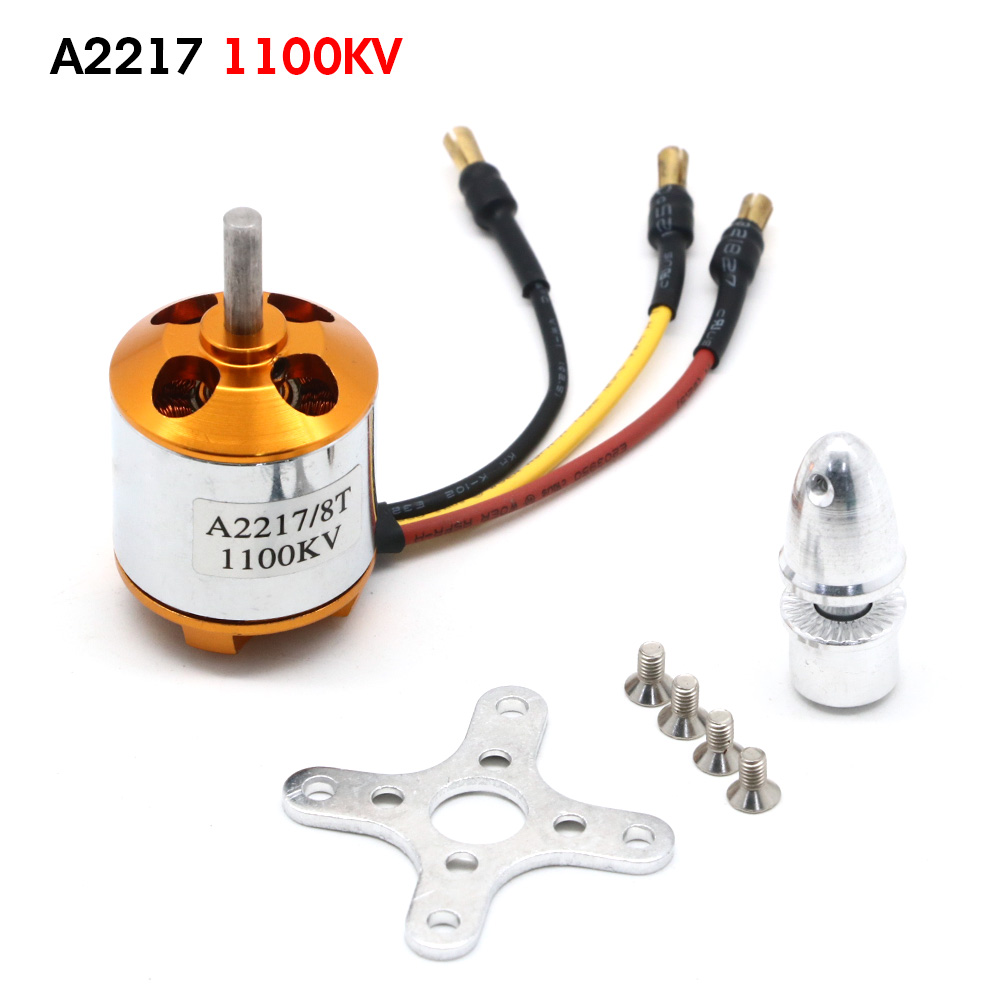 XXD A2217 2217 950KV 1250KV 1500KV 2300KV Outrunner Brushless Motor For RC Airplane Aircraft Plane Quadrocopter Multi-copter: Yellow