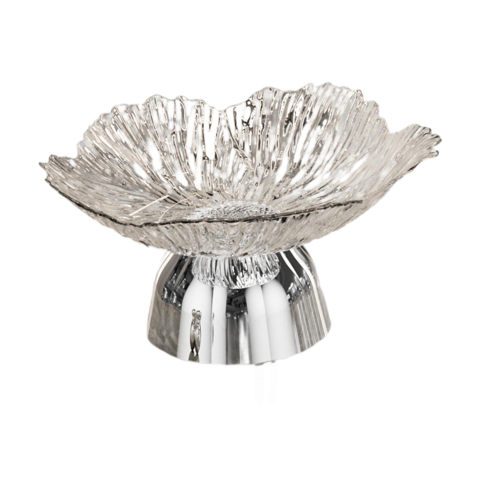 Piedestalskål mad snack opbevaringsbakke grøntsagsholder frugtkurv til kontor fødselsdag køkken stue: Lysegrå