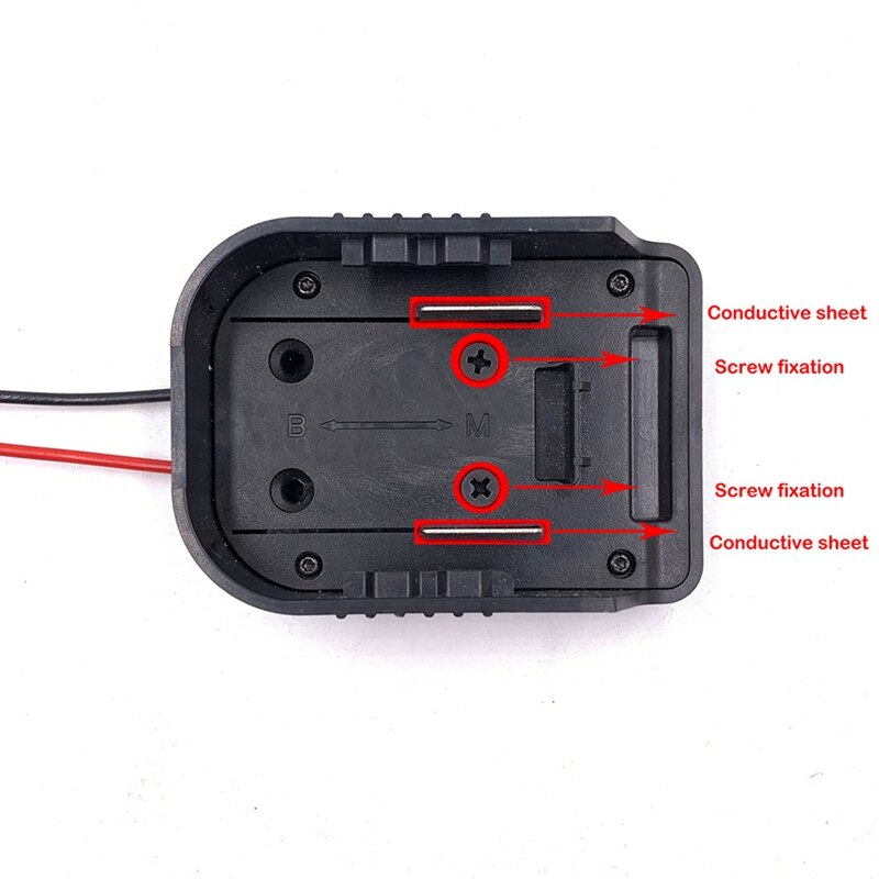 Nowy Adapter do złącza MAKITA i 18V do montażu akumulatora Adapter złącza dokującego z adapterem 12 Awg