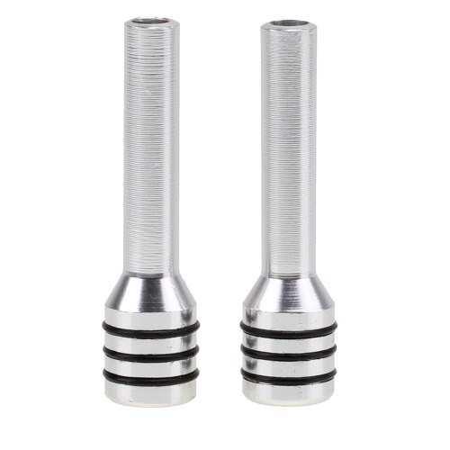 4pcs Car Alloy Door Lock Pins Lock Button Pin Screw Knob for Volvo S40 S60 S80 XC60 XC90 V40 V60 Any Cars XC40 360c V90 V40: Silver-2pcs