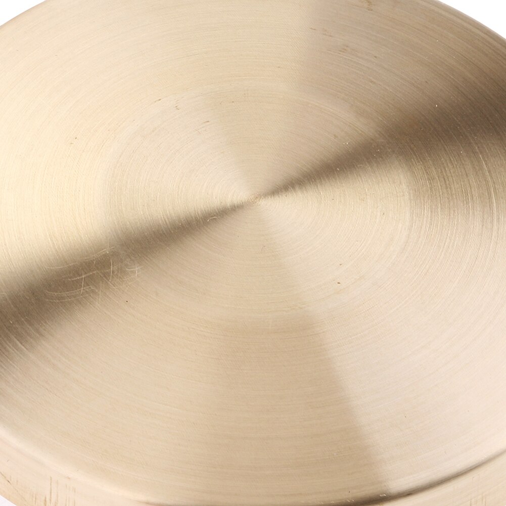 10cm / 4 "" handvevad gonggong med träpinne för barns musikinstrument tillbehör leksaker barn musikinstrument verktyg