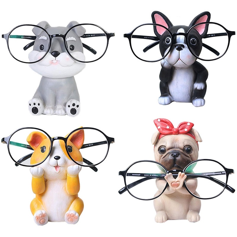 Soporte para gafas de perro cachorro, soporte para gafas, retenedores de gafas de sol, exhibidor, bonito de Animal,