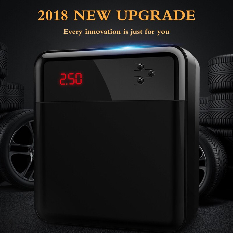12V Portable Car Air Compressor Smart Fast Inflation Tire inflator Mini Air Pump Electric Car Tire Inflator Compressors Tool
