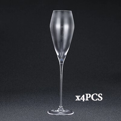 4 stk. 260ml champagnefløjteglas cocktailglas, håndblæst, blyfrie, champagnekopper: Default Title