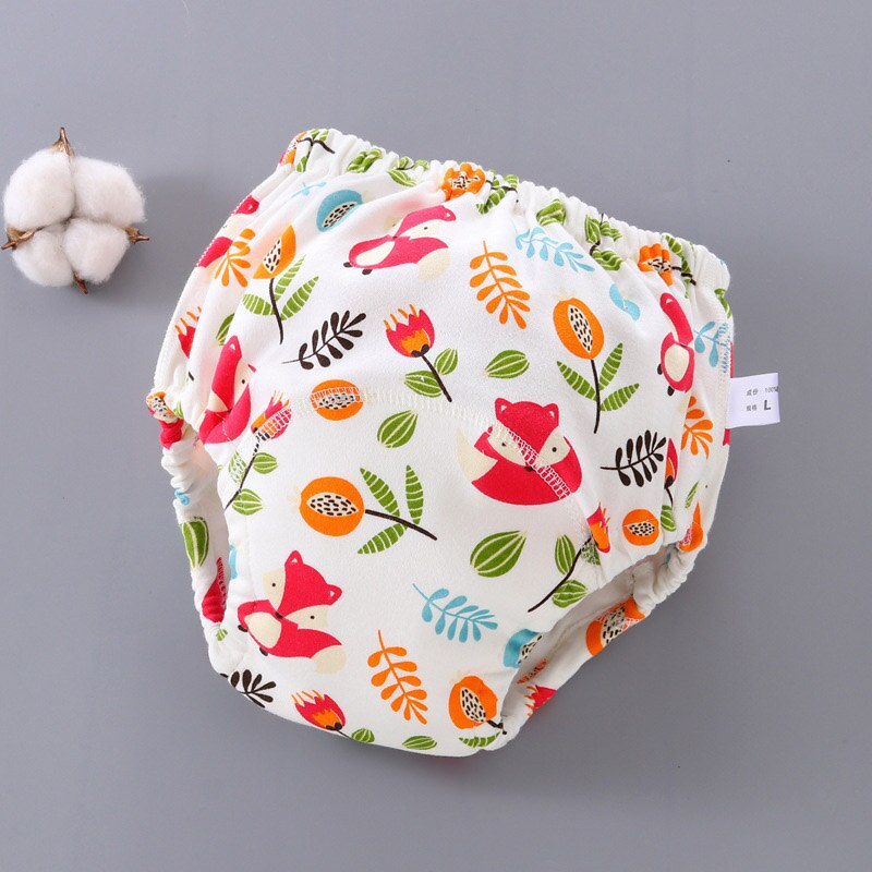 Lavable réutilisable bébé couches écologiques tetra poche tissu couche-culotte mousseline pul bebe culotte pour pot entraînement pantalon nappy: A09 / L(12-18kg)
