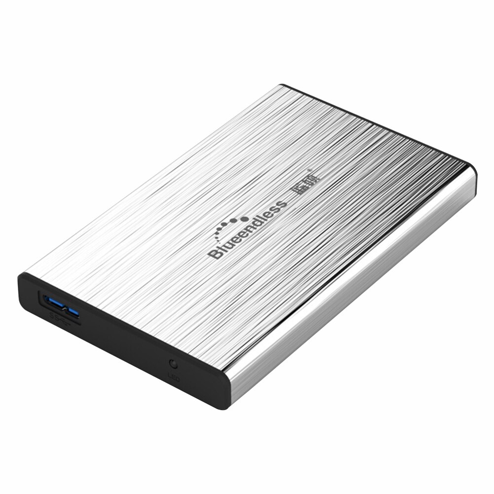 Classique blueinfinity 2.5 pouces disque dur externe USB3.0 HDD dispositif de stockage de mémoire Mobile pour ordinateur portable accessoires de téléphone fournitures: 320GB-Silver