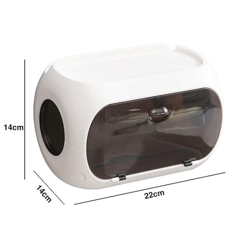 Wall-Mounted Non-Porous Toilet Paper Holder Chinese Toilet Accessories Bathroom Shelf Waterproof Bathroom Accessories