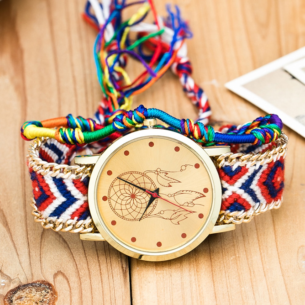 Badboyz Gevlochten Armband Bruin - | Handgemaakte
