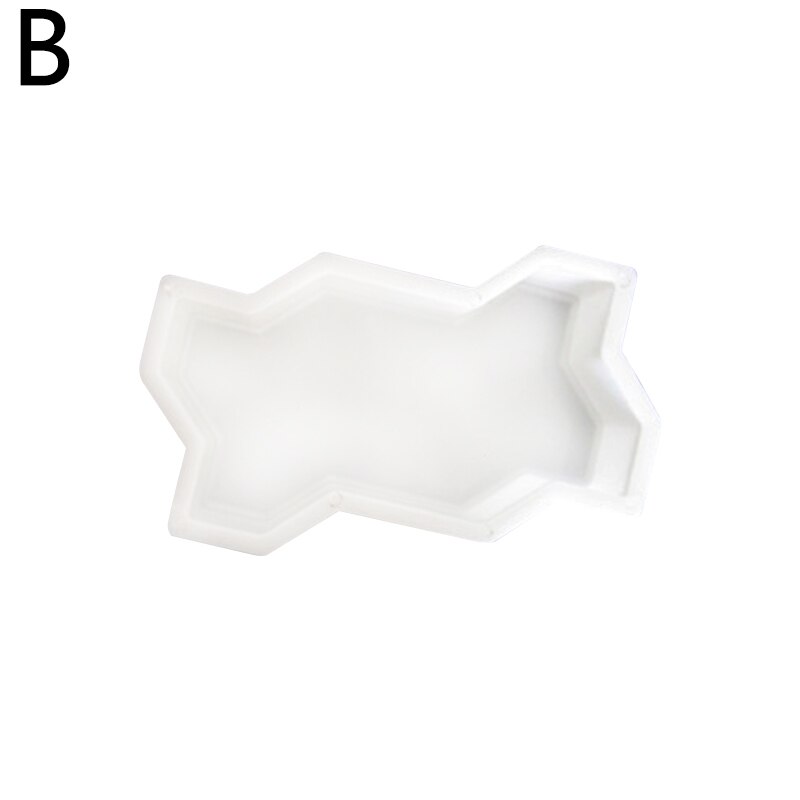 Diy Garden Villa Brick Path Maker Concrete Plastic Molds Road Path Paving Brick Tile Concrete Cement Mould Garden Decorations: 02