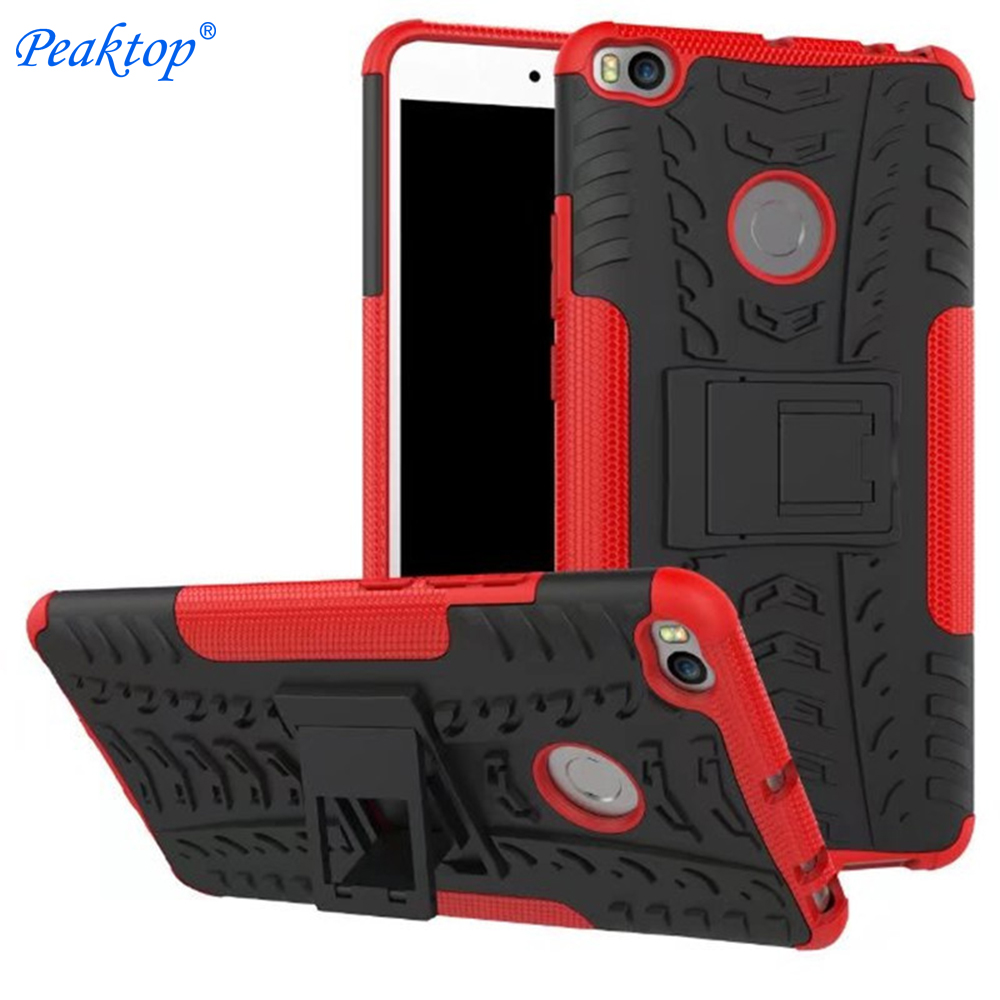 Peaktop For xiaomi mi max 2 case xiaomi max 3 Case Hybrid Silicone&amp;TPU Armor Hard Phone casse For Xiaomi Max 3 Mi Max2 Funda