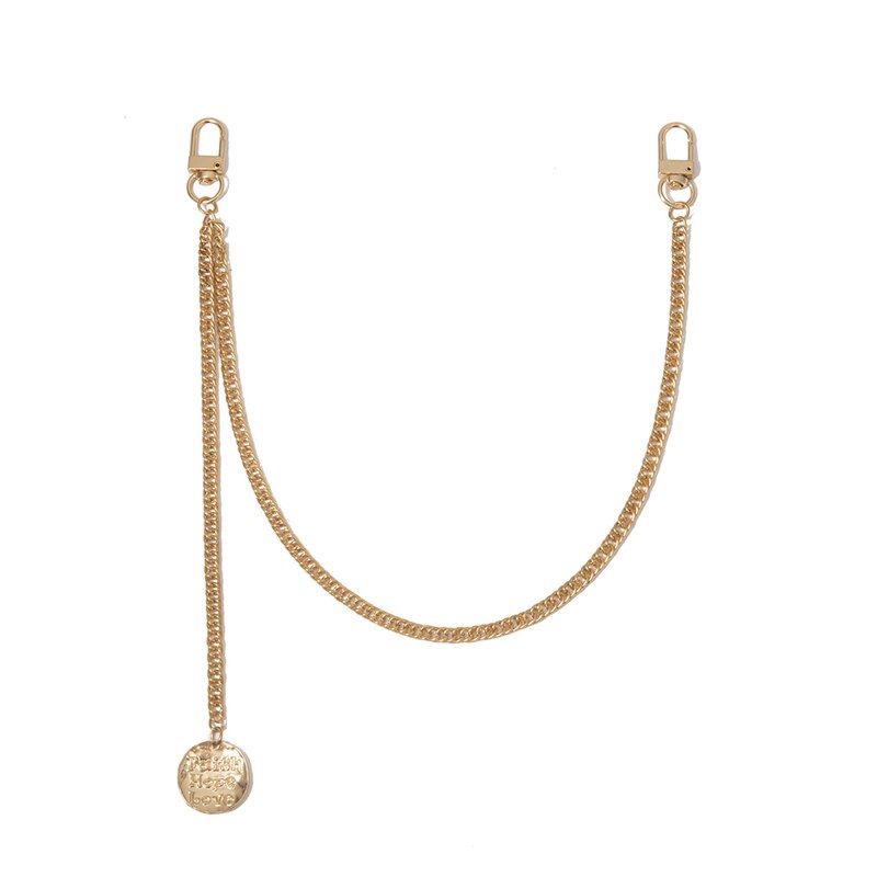 Kæde bælte guld sølv bogstav talje metal bælter til kvinder personlighed kvast linning damer ceinture femme luksus: Buksekæde guld
