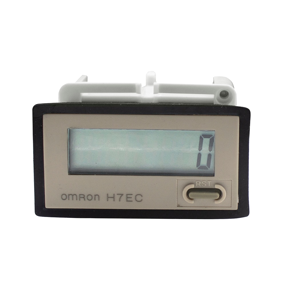 Non-Voltage 8 Digits Screw Terminal Resettable Digital Tachometer Dispaly Time Counter H7EC-N 0 to 99999999 Hours