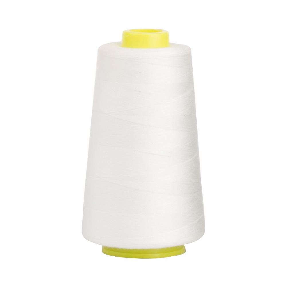 402 High-Speed Naaigaren Beschermende Kleding Masker Speciale Draad Standaard 3000 Yard Polyester Draad Kopie Rand Lijn 10 kleur: White