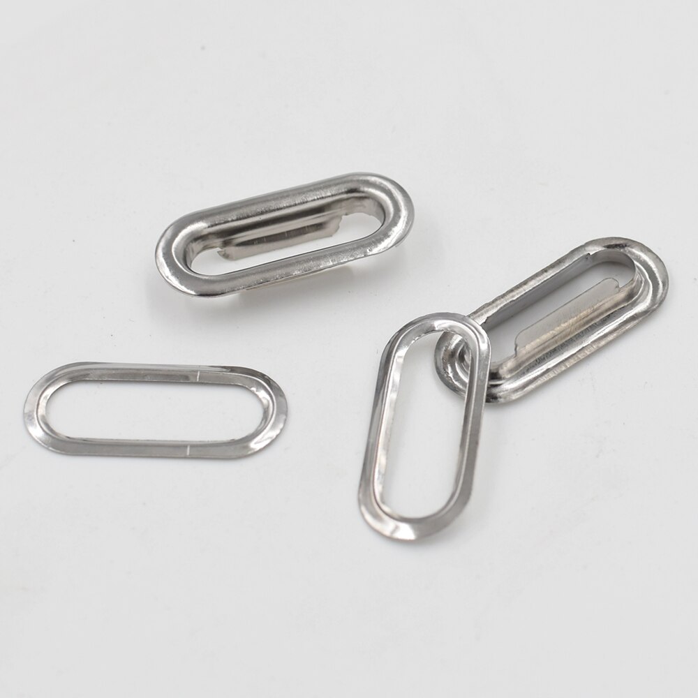 50sets package 25mmOval-shaped pores. Metal eyelets. Canopy roping holes. Corn deduction. rivets. Metal eyelets.DIY accessories