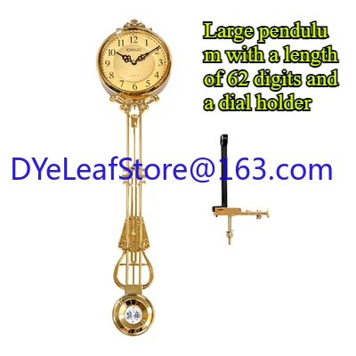 Vloer Slinger Accessoires Europese Woonkamer Slinger Klok Stand Uurwerk Verticale Quartz Klok Onderdelen: WIT