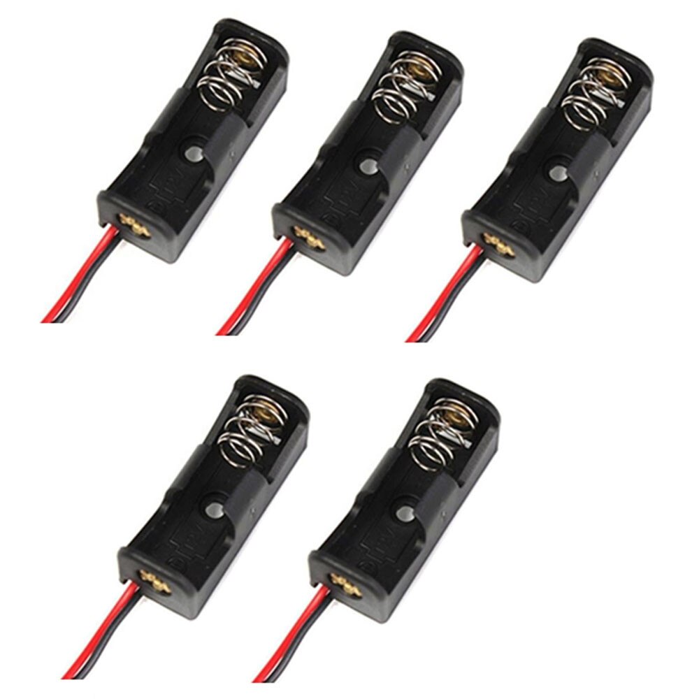 5Pcs 23A /A23 Batterij 12V Clip Holder Box Case Batterij Houder Smd Smt Batterijen Case Opbergdoos met Brons Pins 1 Slot