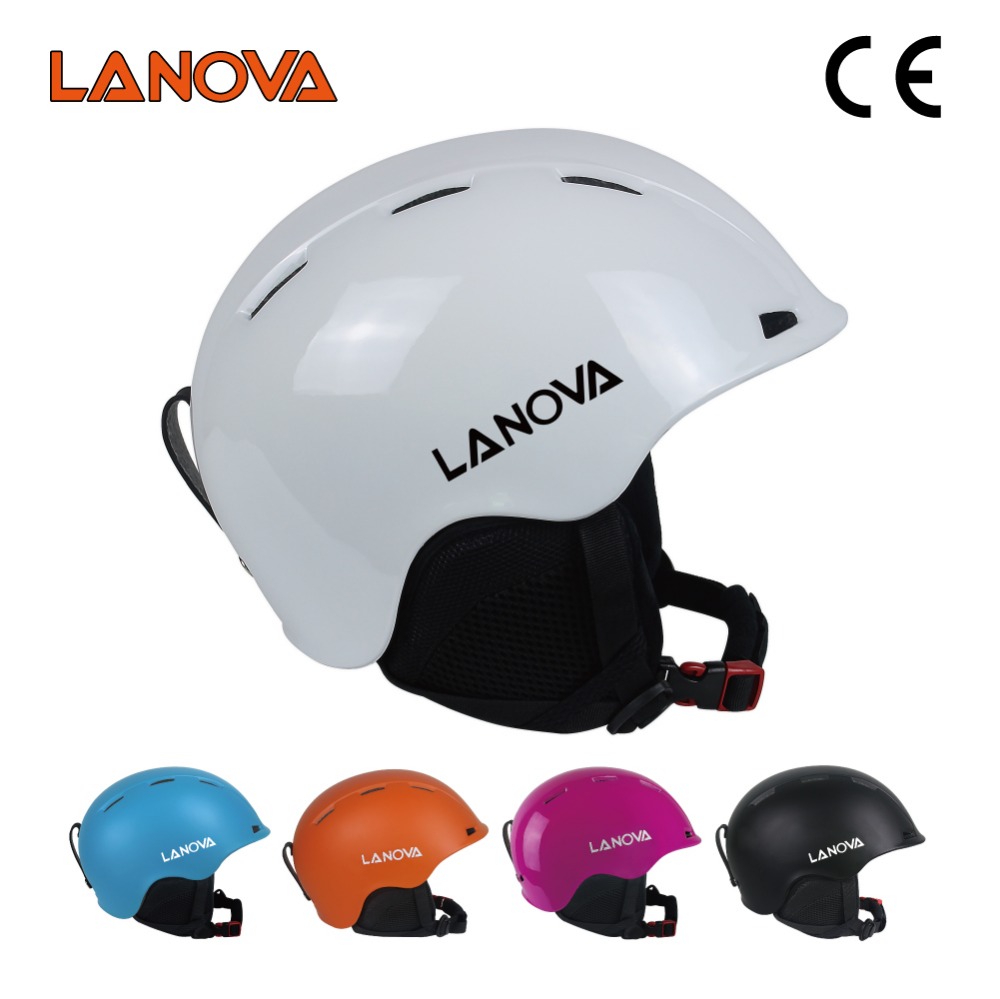 Lanova 3 size White Ski helmet Child Men Women Snowboard Ski Helmet PC+EPS Snow Skating Skateboard Skiing Helmet