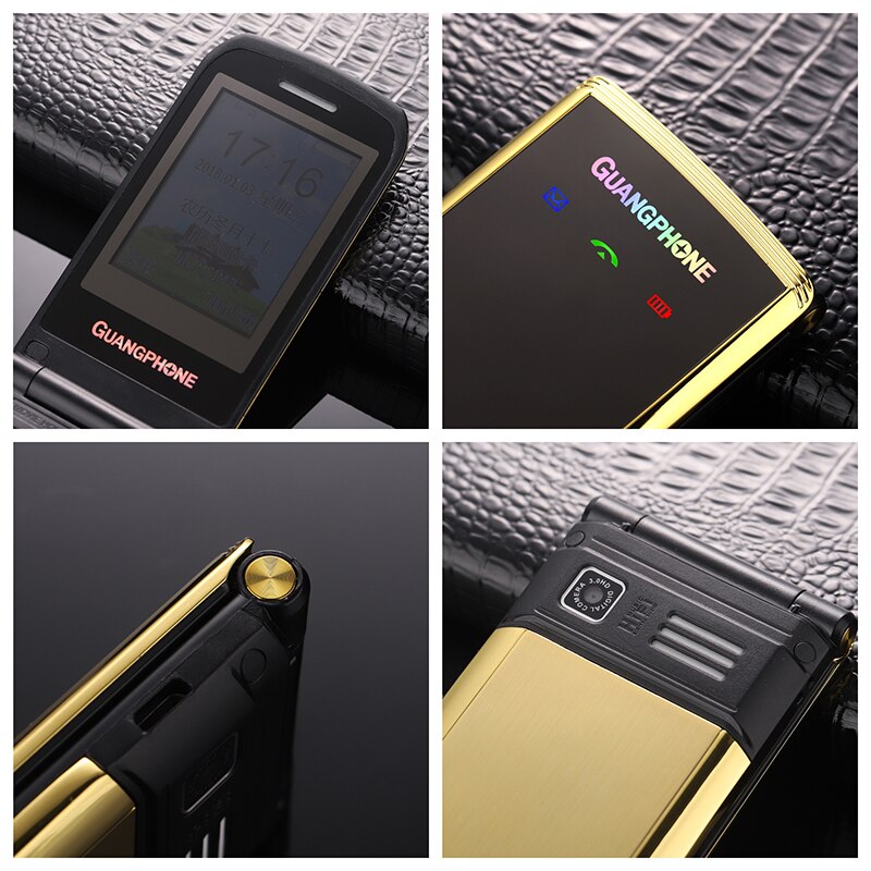 Novo e7 metal clássico interno e externo duplo cartão de tela dupla à espera dupla durável bluetooth filme rei velho flip phon