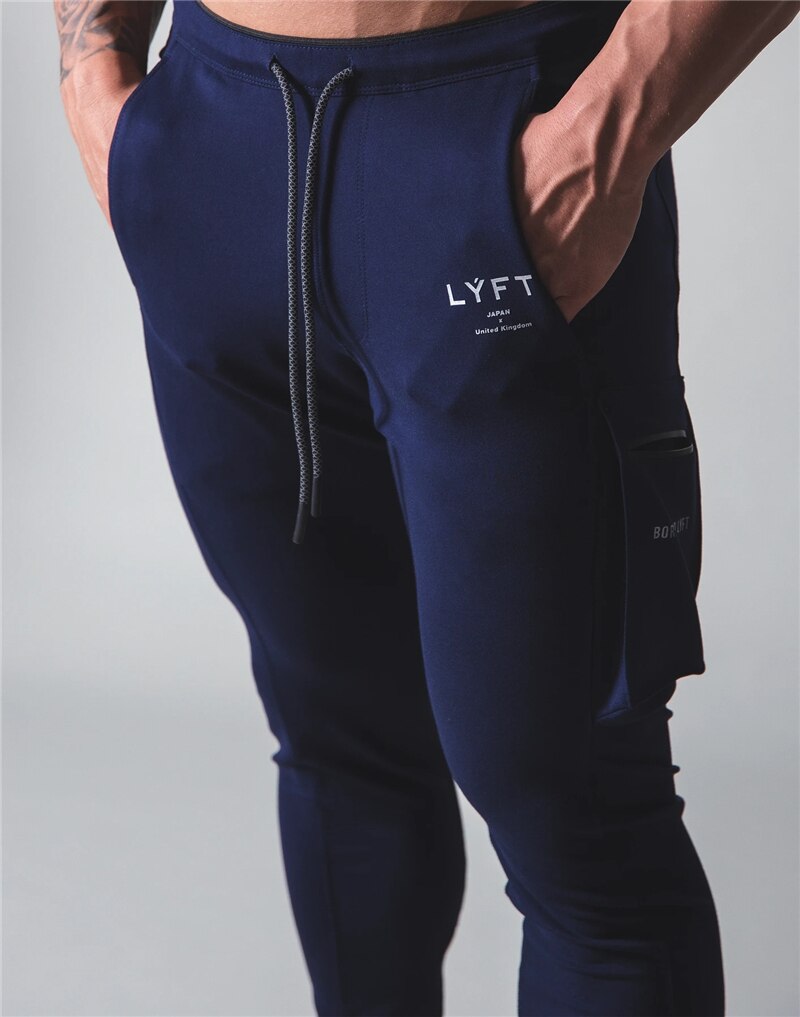 Løpe joggebukser herre tøye ut last bukser bomull treningsstudio bukser herre kroppsbygging treningsbukser Fitness bukser sportsklær
