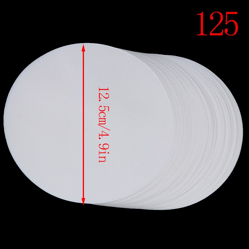 Papel de filtro Circular para laboratorio papel de filtro de laboratorio de velocidad media, papel de filtro de embudo, 100 Uds., 7/9/11/12 cm: Azul