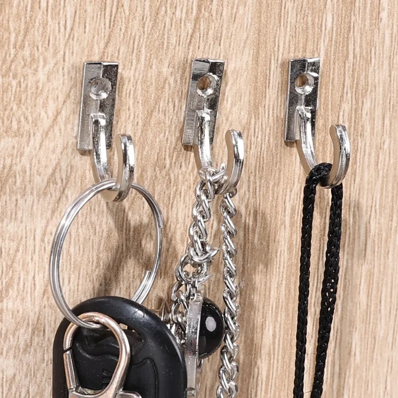 10/50 st minikrokar med skruvar dörrkrokar i antik legering för vägg, nycklar, hårrep, hängande förvaringsställ, badrumstillbehör, kök