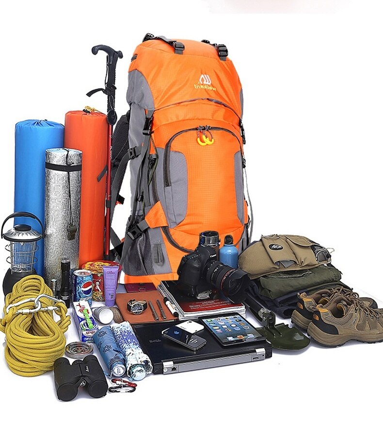 KOKOCAT 60L Wandelen Rugzak Sport Outdoor Rugzak Bergbeklimmen Zak met Regenhoes Rugzak