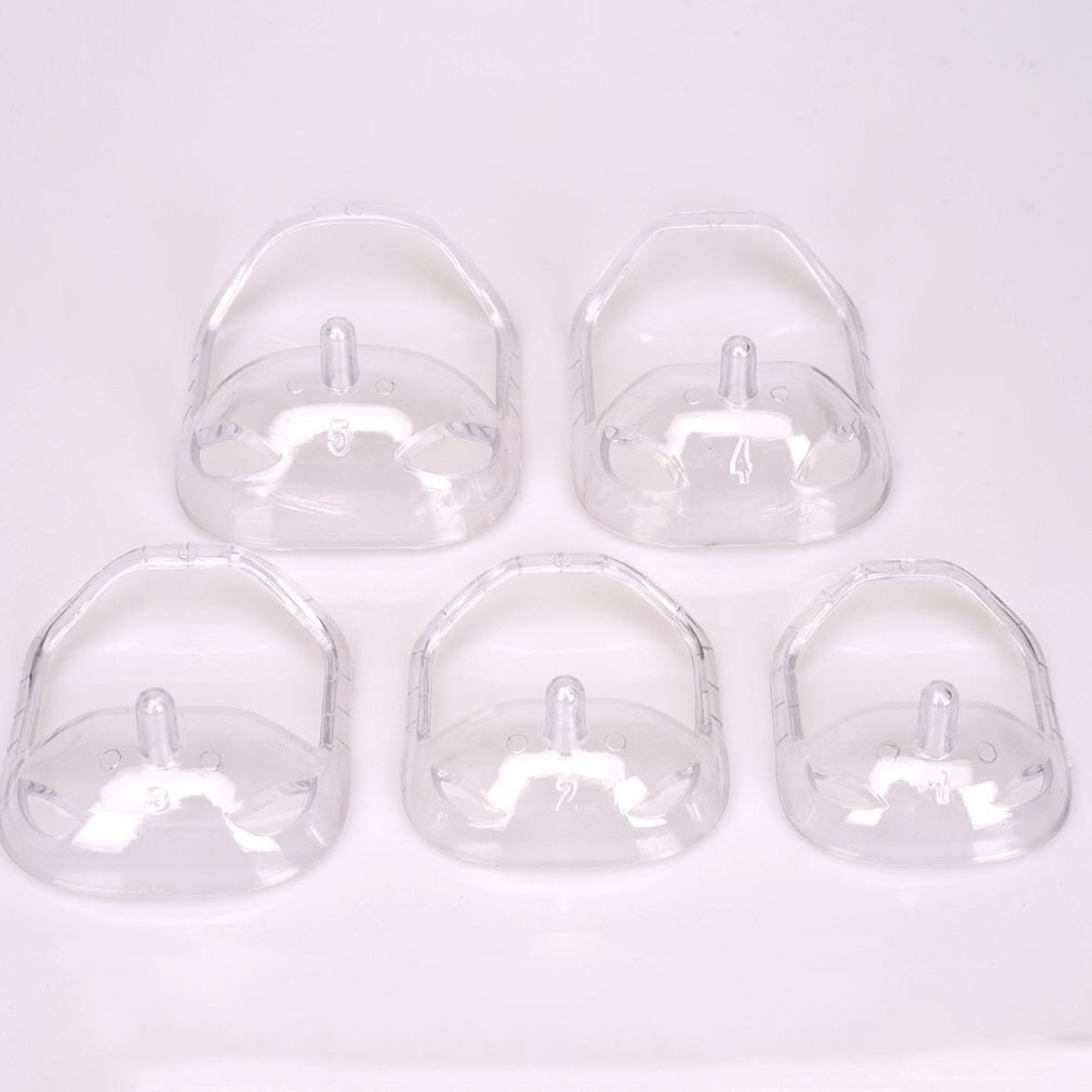 Transparent Beard Styler Beard Shape Ruler Goatee Beard Shaper Outline 5Pcs/Set: Transparent