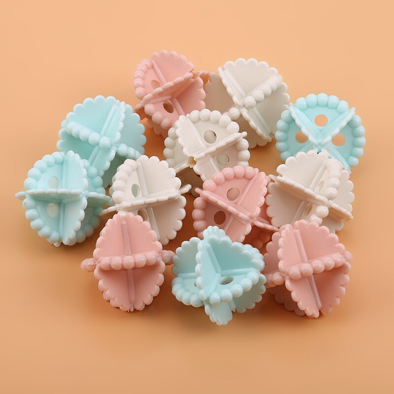 12Pcs Wasserette Bal Wasmachine Kleren Schoonmaken Bal Magische Decontaminatie Anti-Kronkelende Nordic Model Kleine Wasserette Bal