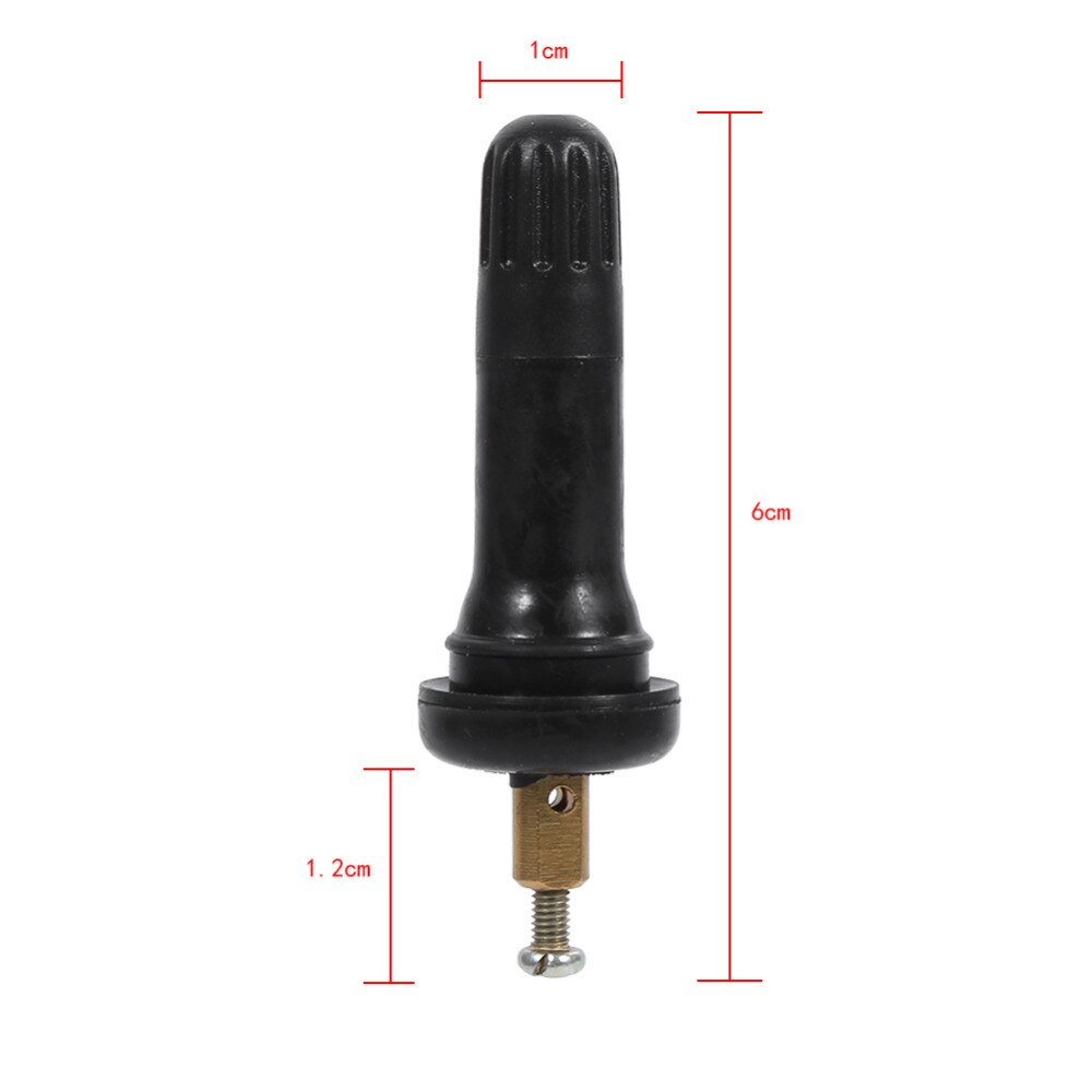 4 st däcksensor ventilskaft tpms däcktrycksövervakningssystem anti-explosion snäpp in däck ventil skaft snäpp in däck ventil skaft
